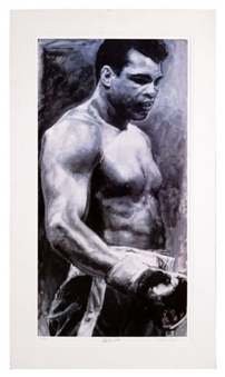 Muhammad Ali Signed Stephen Holland Trial Proof Serigraph (12/15)